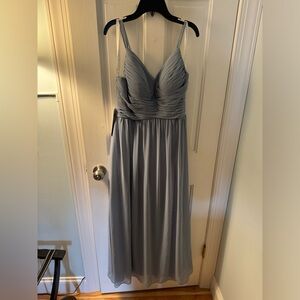 Azazie Blake Dusty Blue Bridesmaids Dress